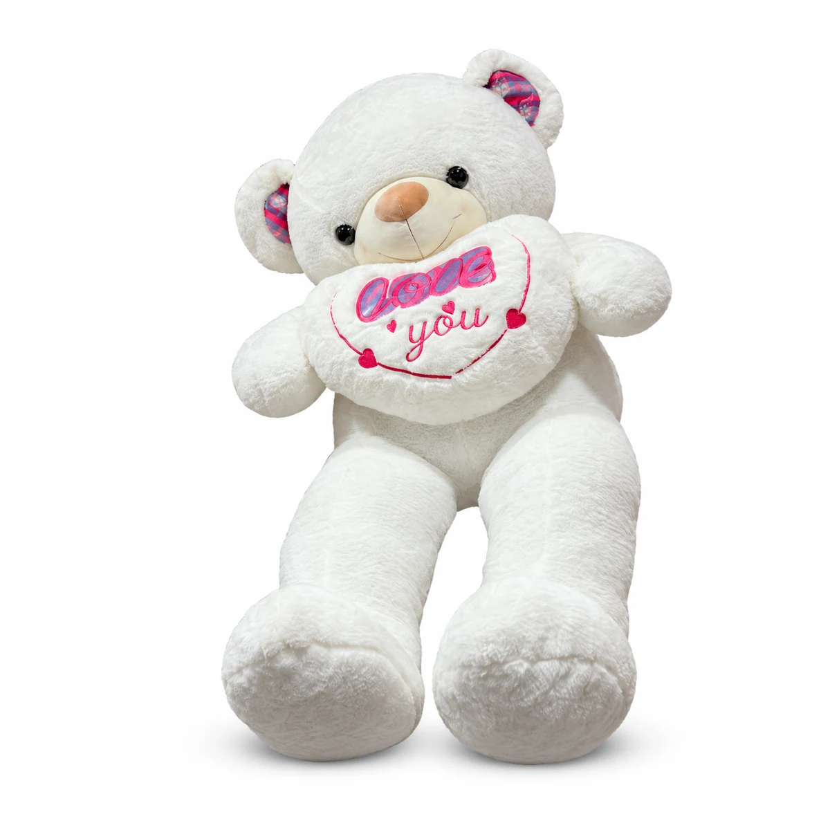 Nounours blanc au cœur Love You