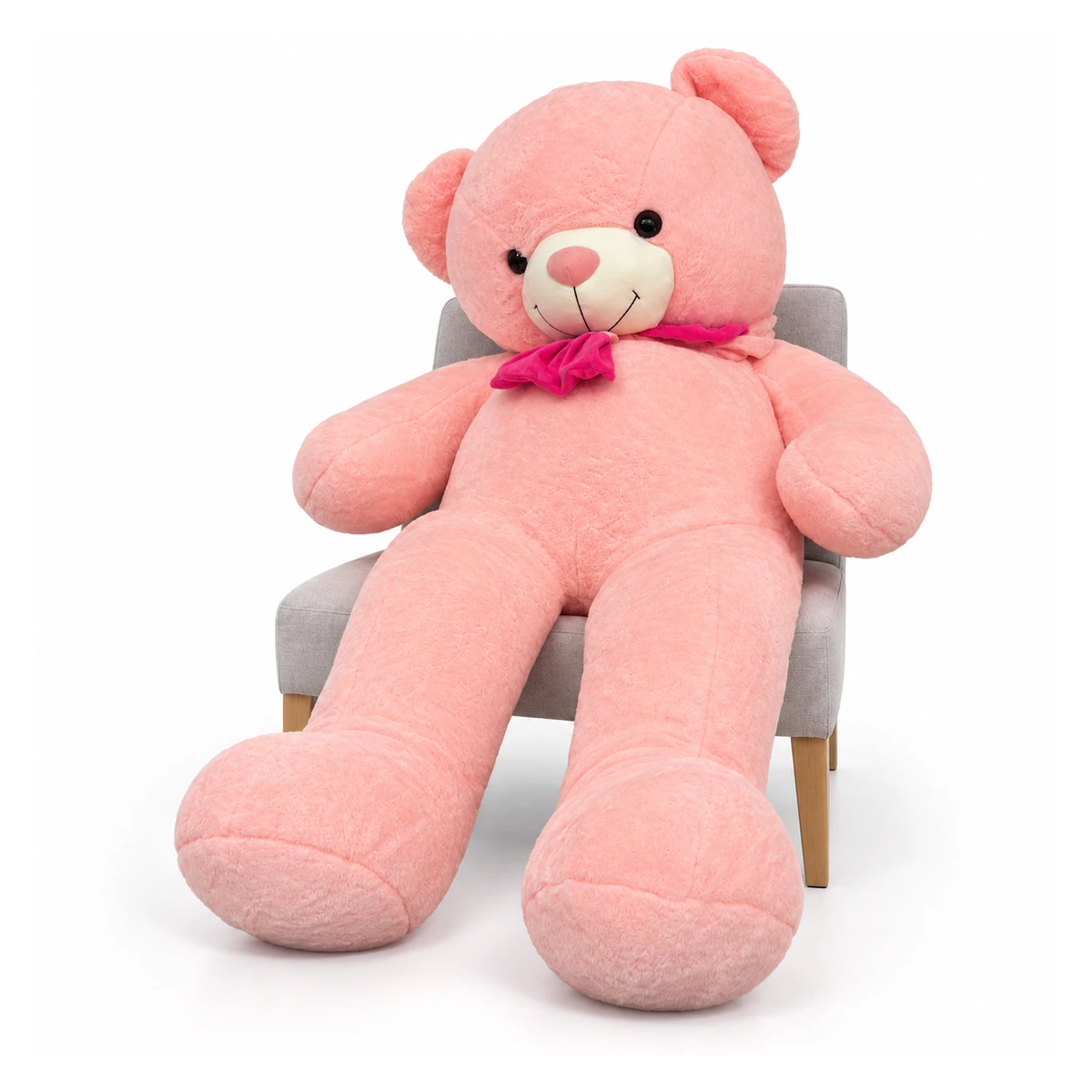 Grand nounours rose